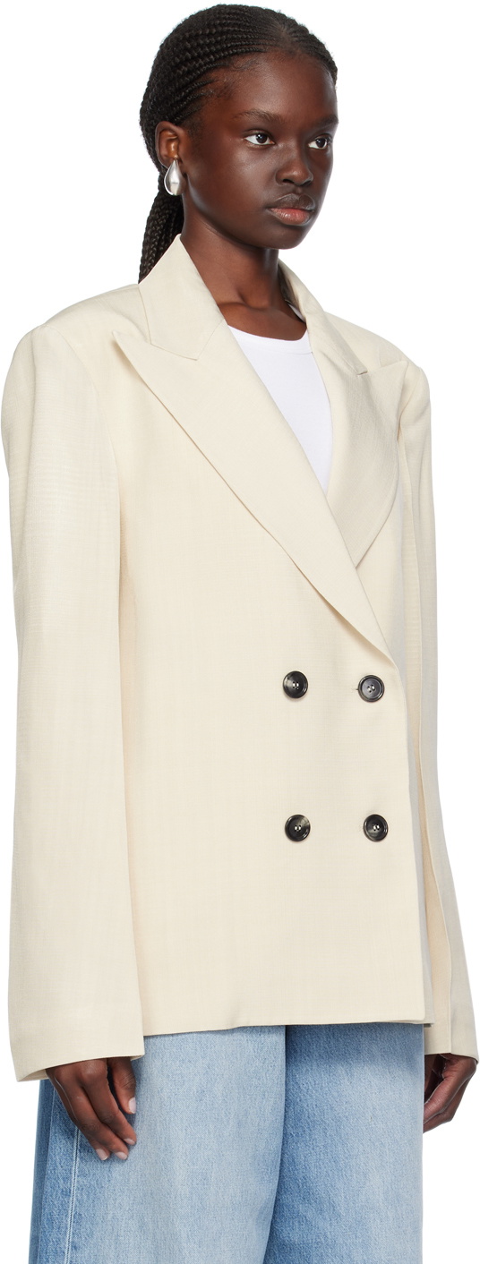 Teurn Studios Off-White Owen Blazer