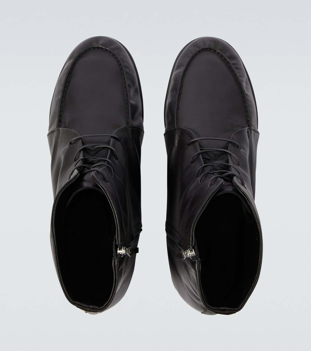 Auralee Leather Derby boots