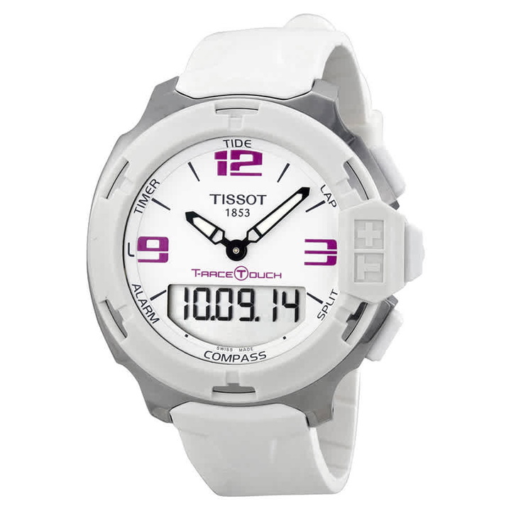 Photo: Tissot T-Race Analog Digital White Rubber Unisex Watch T0814201701700