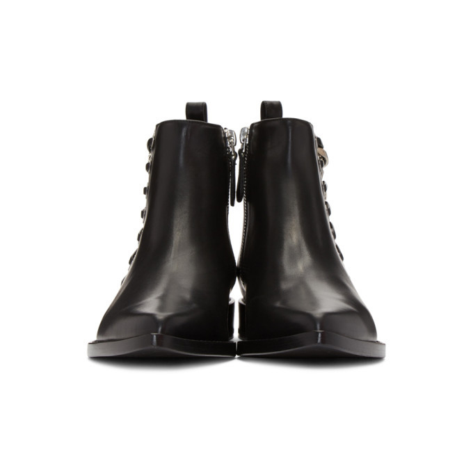 Alexander mcqueen braided 2024 chain ankle boots