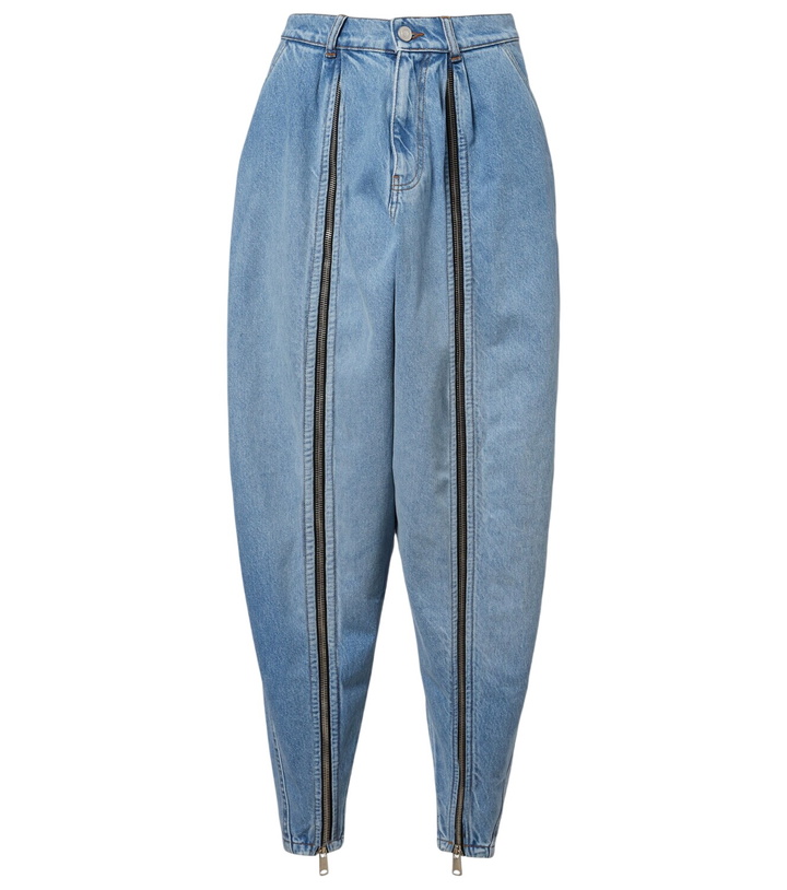 Photo: Coperni Front-slit balloon jeans