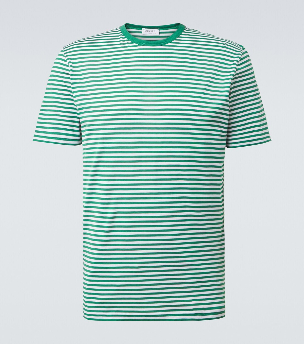 Sunspel Striped cotton T-shirt
