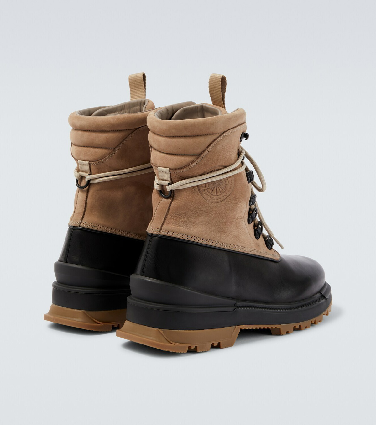 Canada Goose Leo suede and leather ankle boots