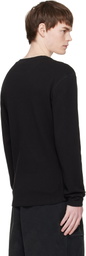 Entire Studios Black Thermal Long Sleeve T-shirt