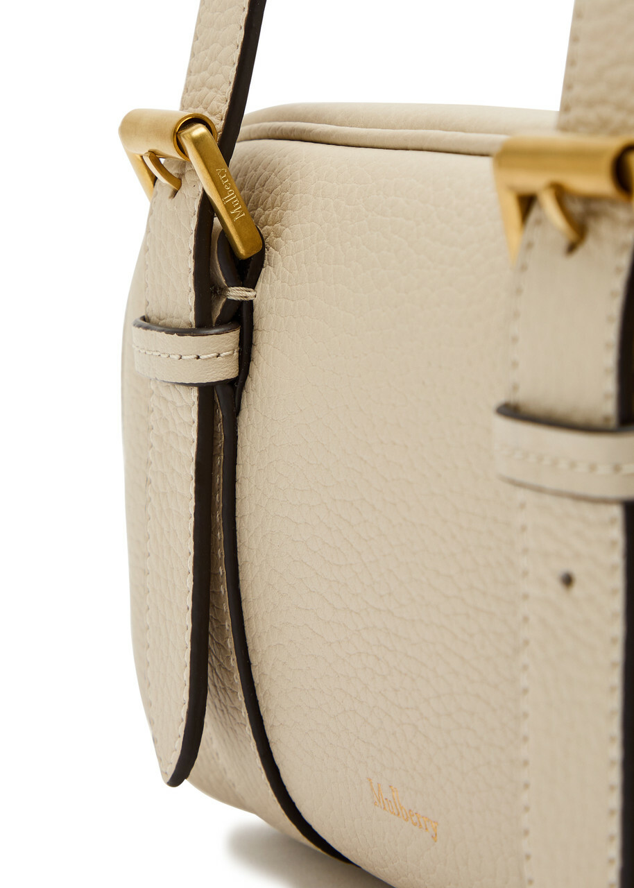 Mulberry Boston Small Grained Leather Shoulder bag - White - One Size