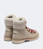 Bogner Andermatt shearling-lined suede ankle boots