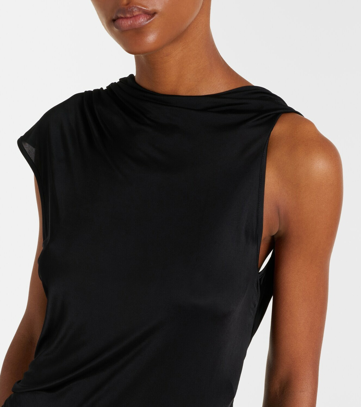 Rick Owens Lilies Shailee ruched gown