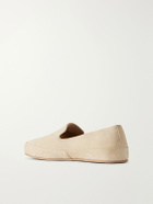 Mulo - Evening Suede Loafers - Neutrals