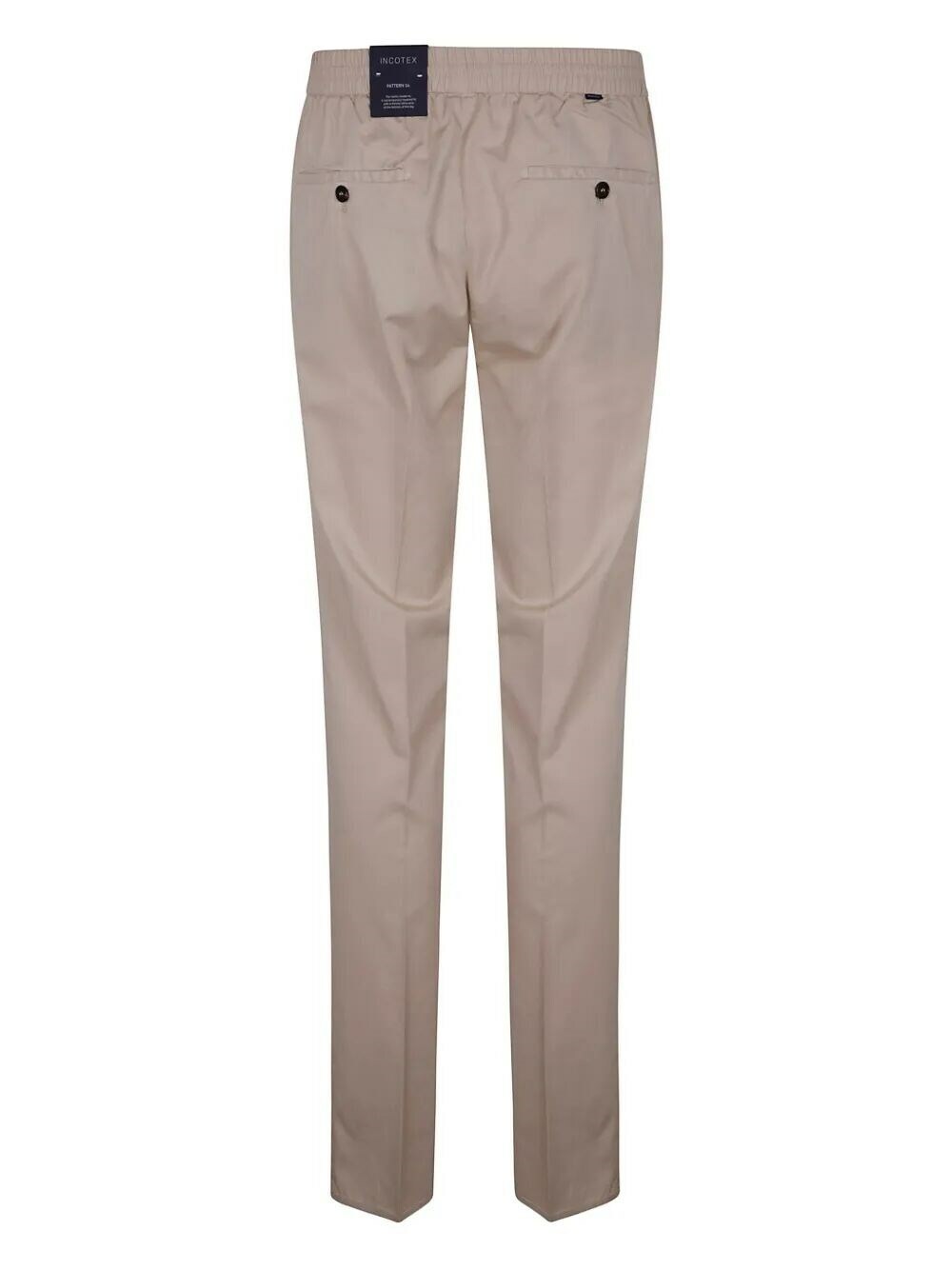 Incotex Tapered Fit Trousers in Beige