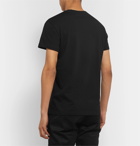 Balmain - Slim-Fit Logo-Appliquéd Cotton-Jersey T-Shirt - Black