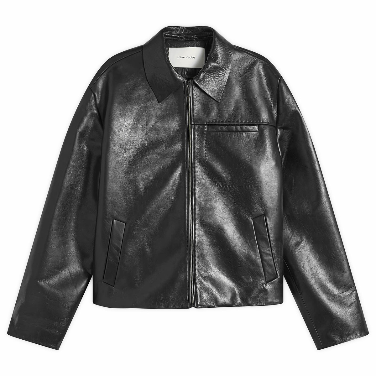 Entire Studios Black Cache Leather Jacket Entire Studios