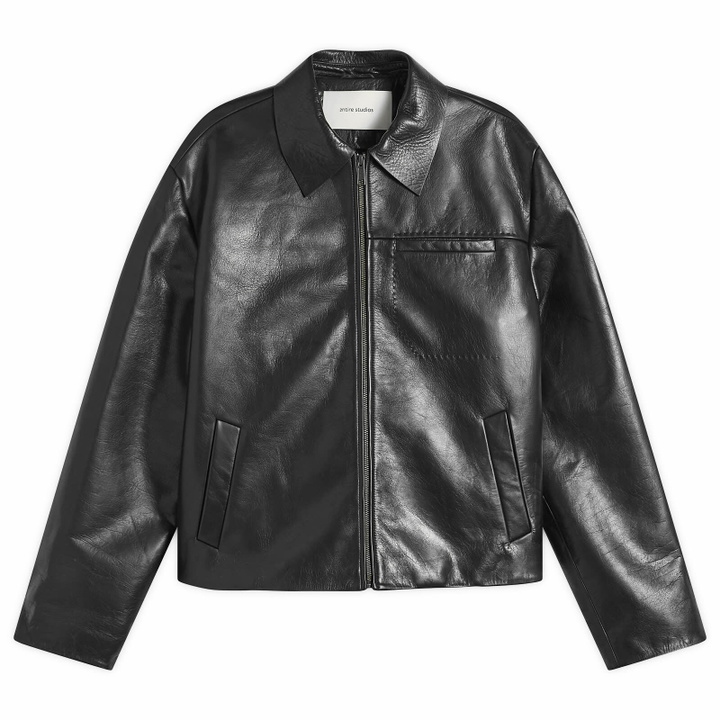 Photo: Entire Studios Men's Corehide Leather Jacket in Black Leather