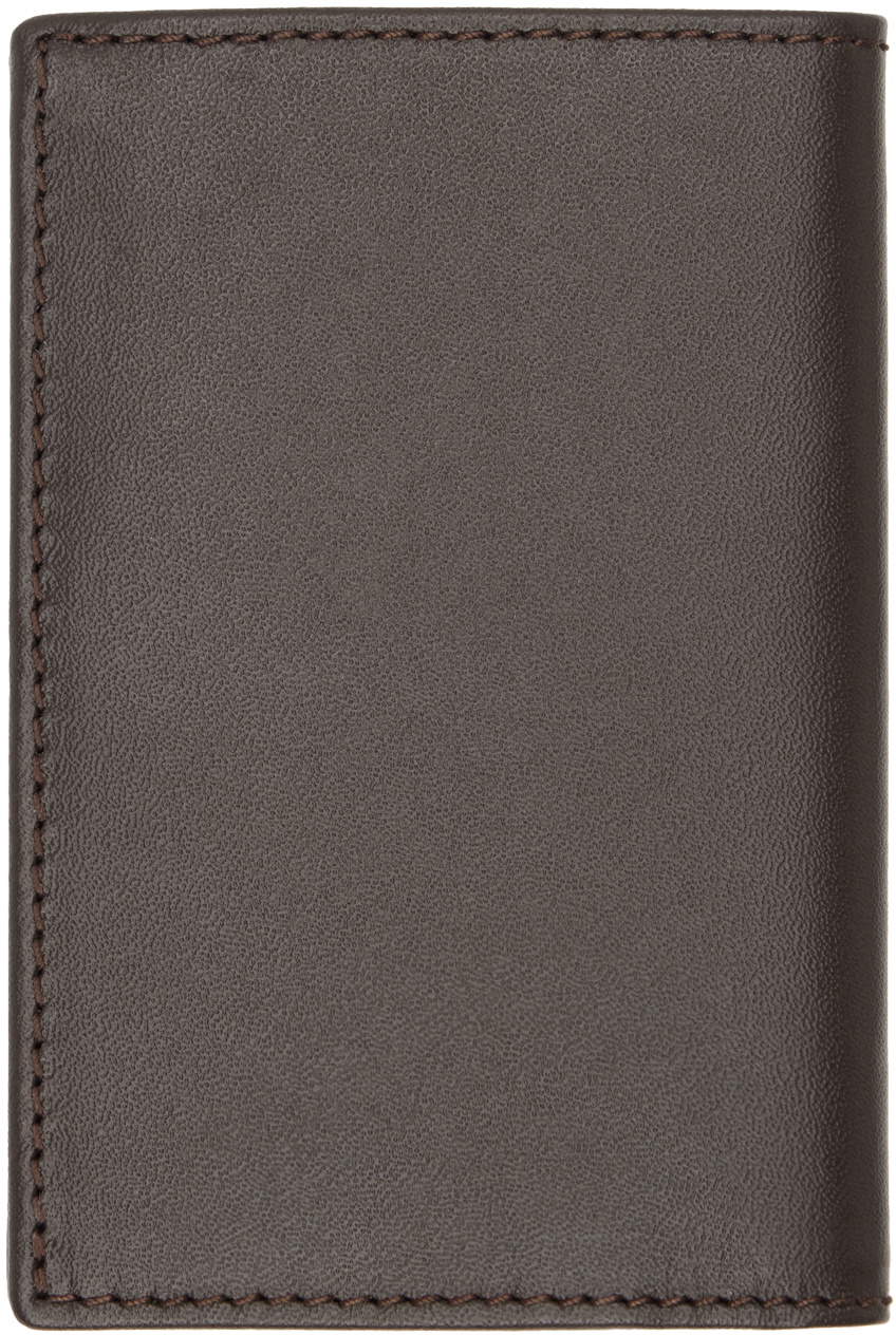 COMME des GARÇONS WALLETS Brown Classic Bifold Card Holder