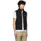 Stone Island Black Down Waistcoat Jacket