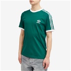 Adidas Men's 3-Stripe T-shirt in Collegiate Green