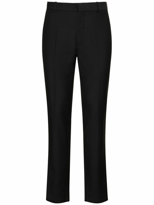 Photo: ALEXANDER MCQUEEN - Slim Fit Wool Blend Tailored Pants