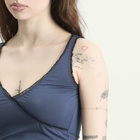 Fruity Booty Women's Frill Wrap Vest Top in Navy