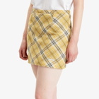 House Of Sunny Women's Bias Cut Check Skirt in Multi