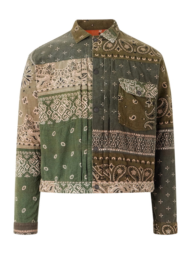 Photo: KAPITAL - Reversible Bandana-Print Cotton-Flannel Jacket - Green