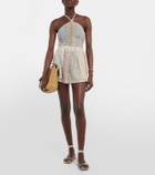 Missoni Mare Printed high-rise wide-leg shorts