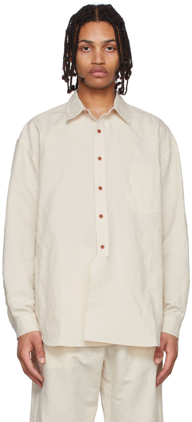 【s.k'manor hil】savant shirts デニムシャツ s.k. manor hill Off-White Savant Shirt