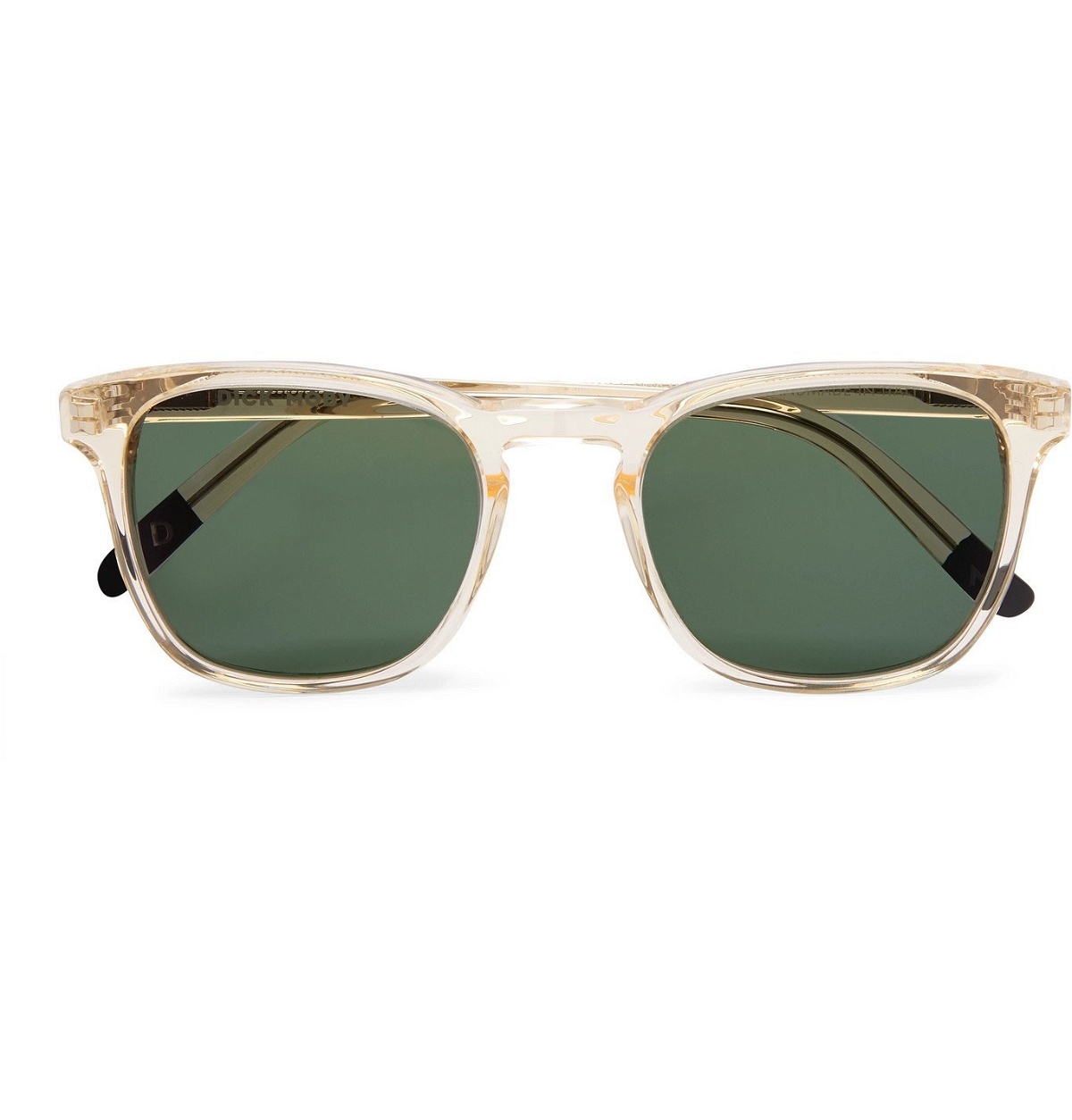 Photo: Dick Moby - Marseille Square-Frame Acetate Sunglasses - Green