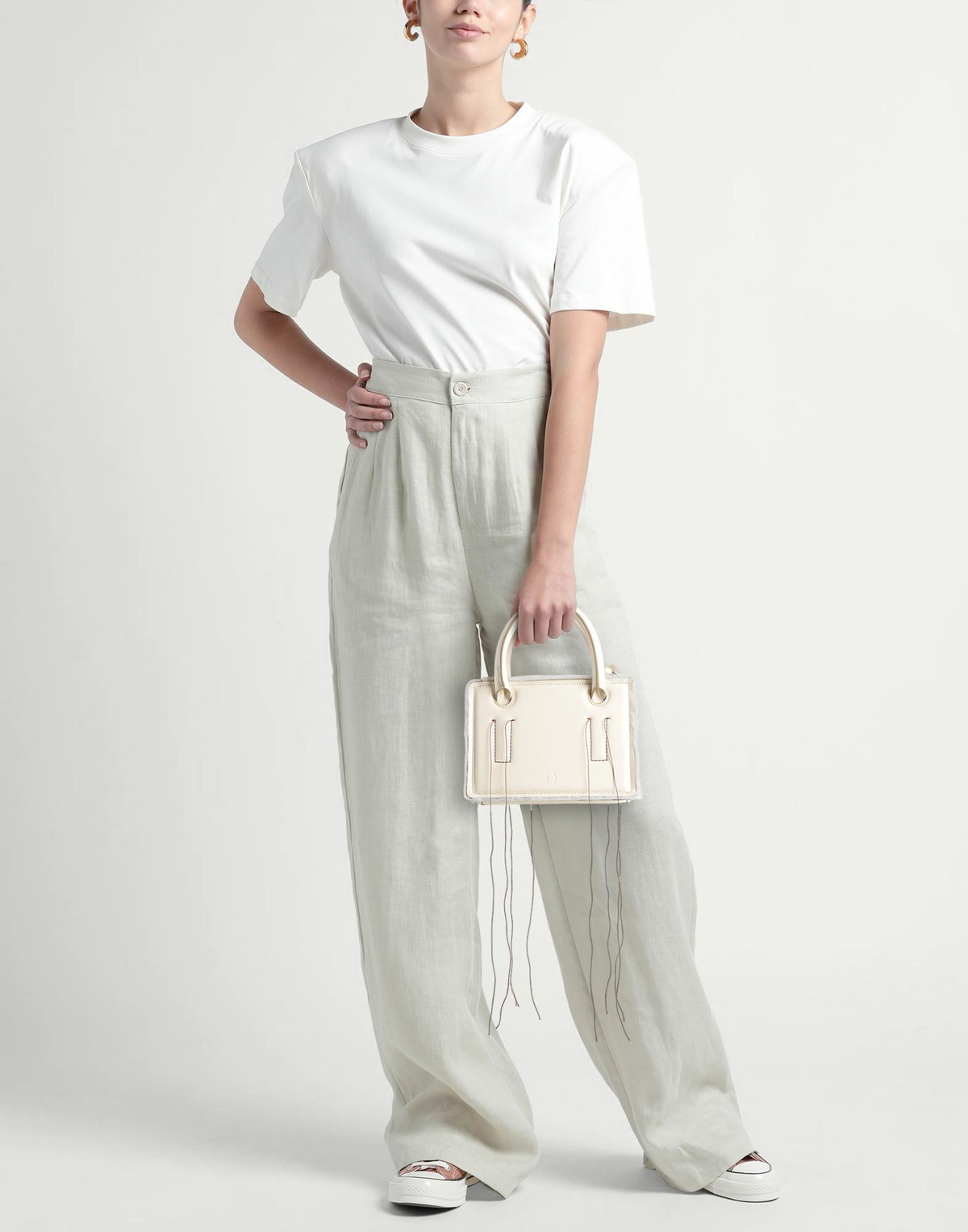 Dentro Womens Handbag Cream