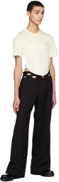 Dion Lee Off-White Corset T-Shirt