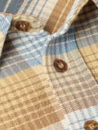 Cherry Los Angeles - Checked Cotton-Flannel Shirt - Neutrals
