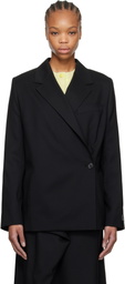 Kenzo Black Kenzo Paris Virgin Wool Blazer