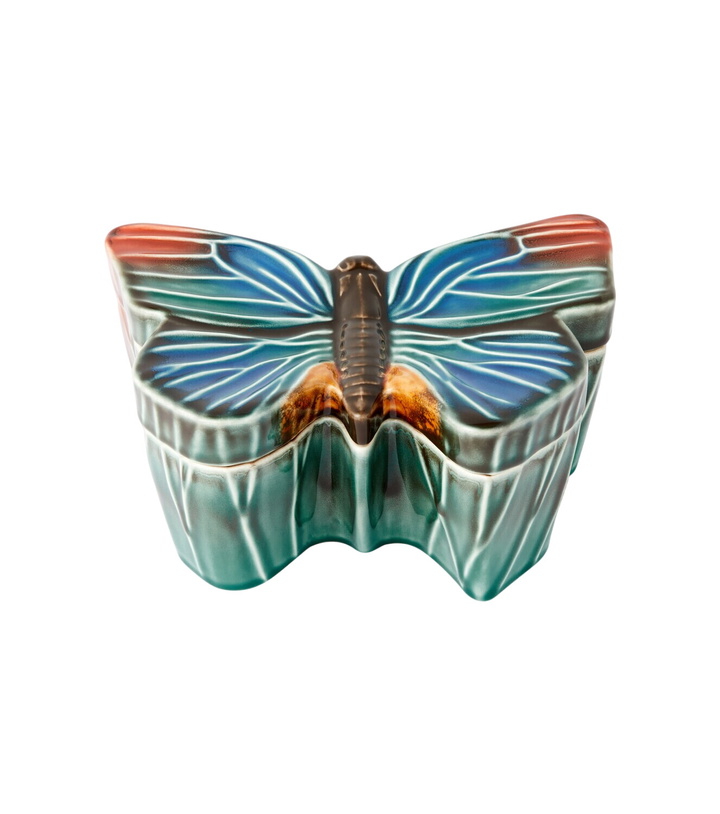 Photo: Bordallo Pinheiro Cloudy Butterflies Large box by Claudia Schiffer