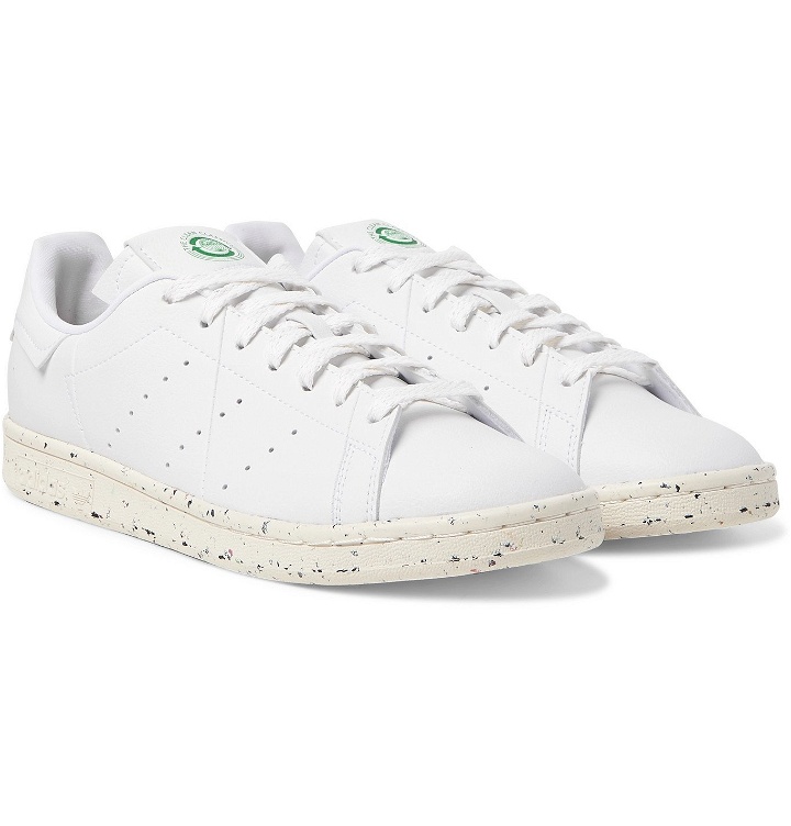 Photo: adidas Originals - Stan Smith Recycled Leather Sneakers - White
