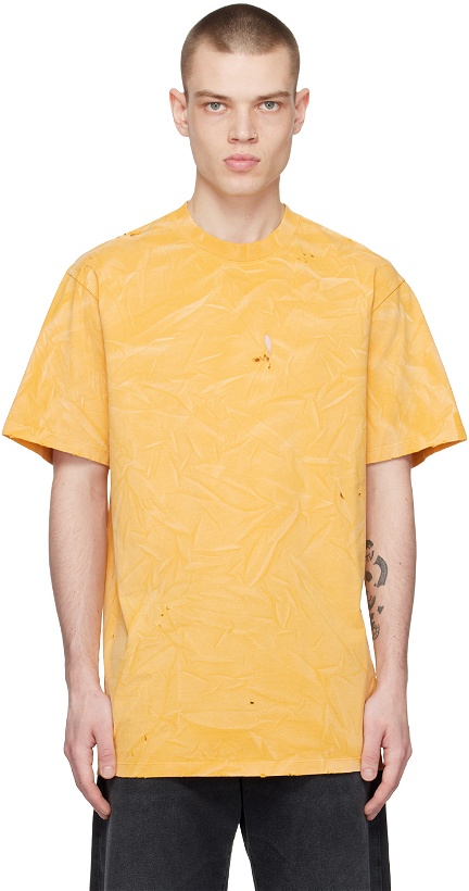 Photo: 424 Yellow Distressed T-Shirt