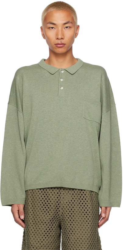 Photo: COMMAS Green Relaxed Polo