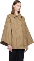 Dries Van Noten Beige Wide Sleeve Coat
