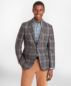 Brooks Brothers Men's Milano Fit Check Sport Coat | Light Grey