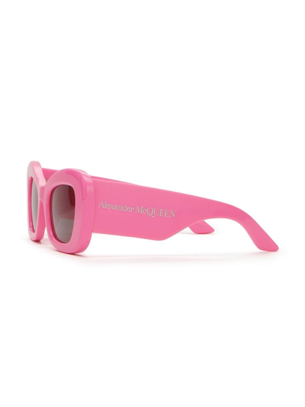 Alexander McQueen Bold Pink Sunglasses Alexander McQueen® AM0420S Butterfly Sunglasses EuroOptica™ main image 3