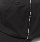 Acne Studios - Logo-Piped Cotton-Canvas Baseball Cap - Black