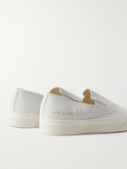 Common Projects - Suede Slip-On Sneakers - White