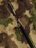 Needles - Camouflage-Print Faux Fur Gilet - Brown