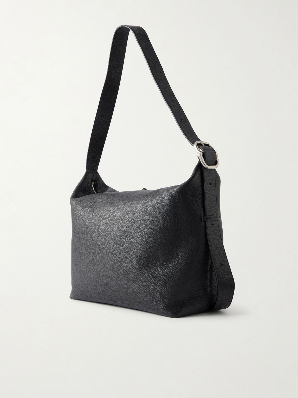 LOEWE - Loop Logo-Debossed Leather Messenger Bag