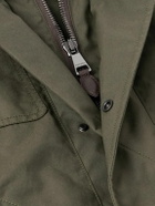 Purdey - Pembroke Corduory-Trimmed Cotton-Canvas Coat - Green