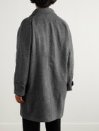 Corridor - Herringbone Wool Coat - Gray