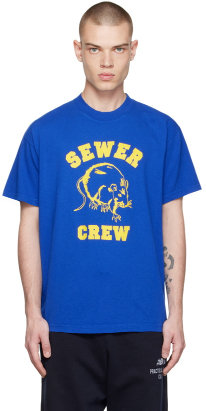 Photo: Stray Rats Blue Sewer Crew T-Shirt
