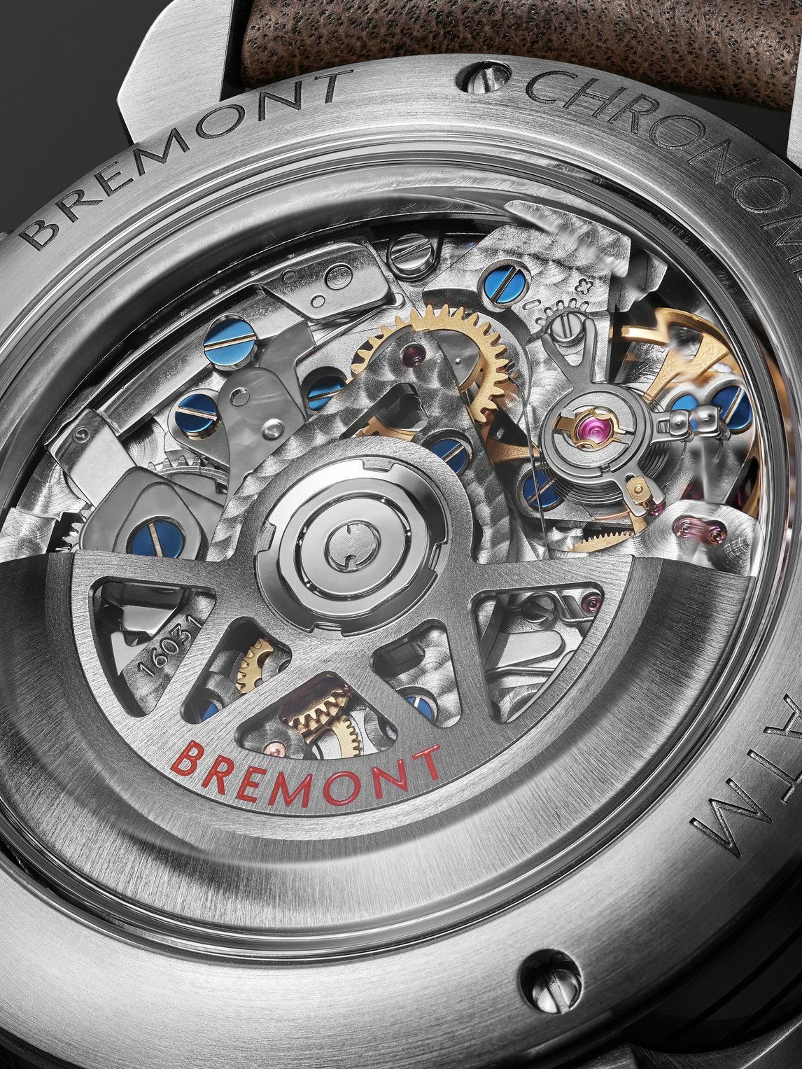Bremont - ALT1-C Automatic Chronograph 43mm Stainless Steel and Leather Watch, Ref. No. ALT1-C2-CR-SS-R-S