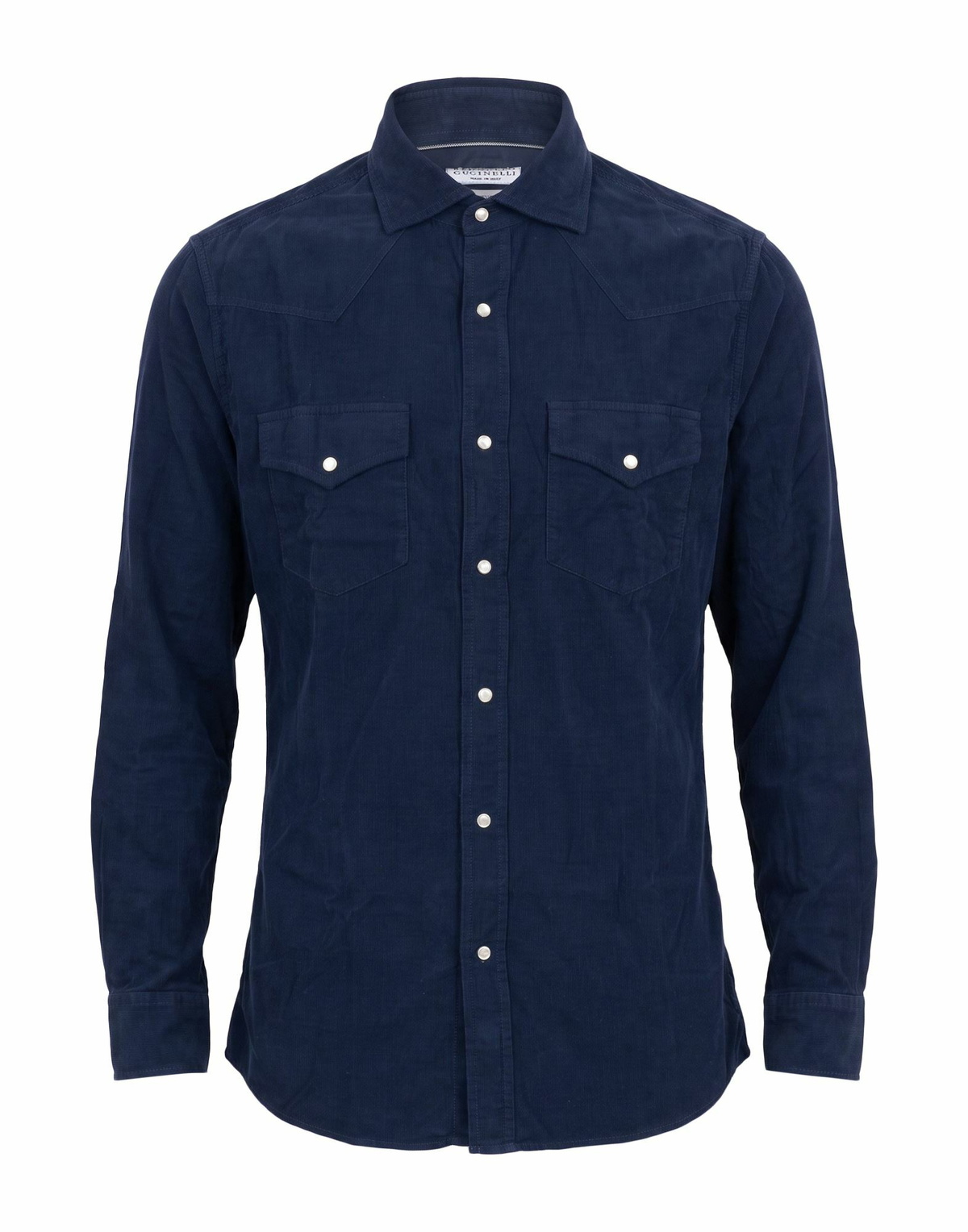 Brunello Cucinelli Mens Shirt in Navy