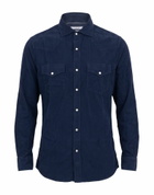 Brunello Cucinelli Mens Shirt in Navy