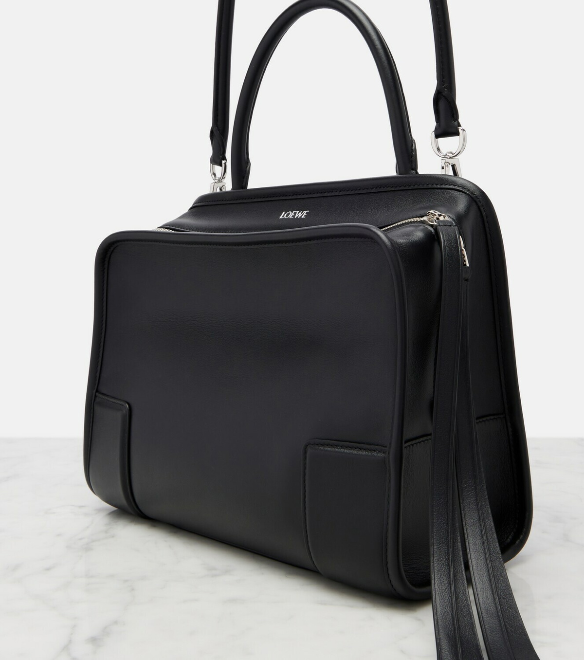Loewe Amazona 180 Medium leather top-handle bag