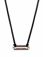 Lauren Rubinski Sterling Silver Diamond Drawstring Necklace
