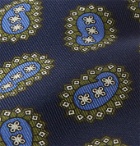 E.MARINELLA - 8cm Paisley-Print Silk-Twill Tie - Blue